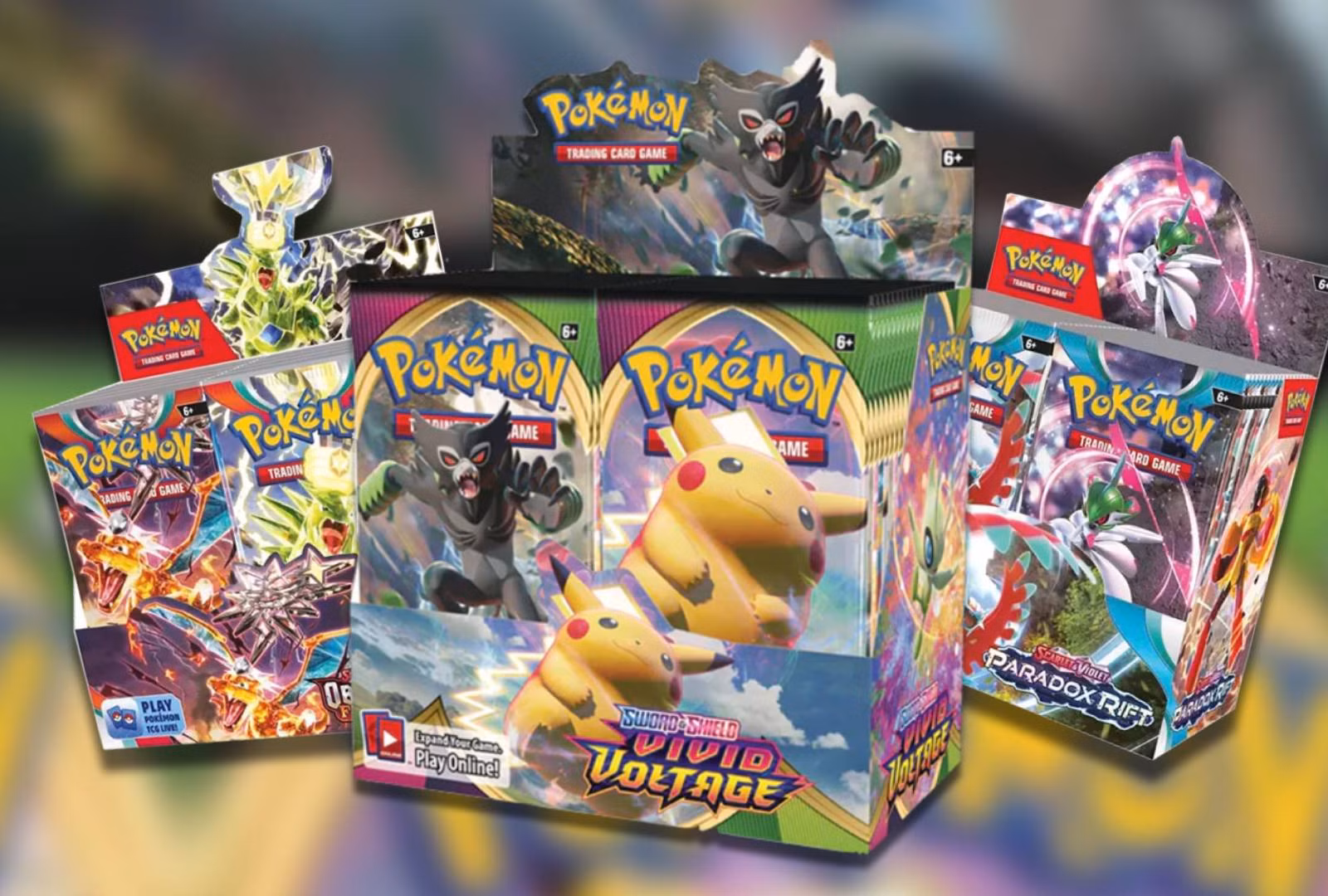 Vibrant Japanese Booster Boxes